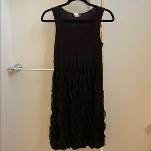 Black lace dress